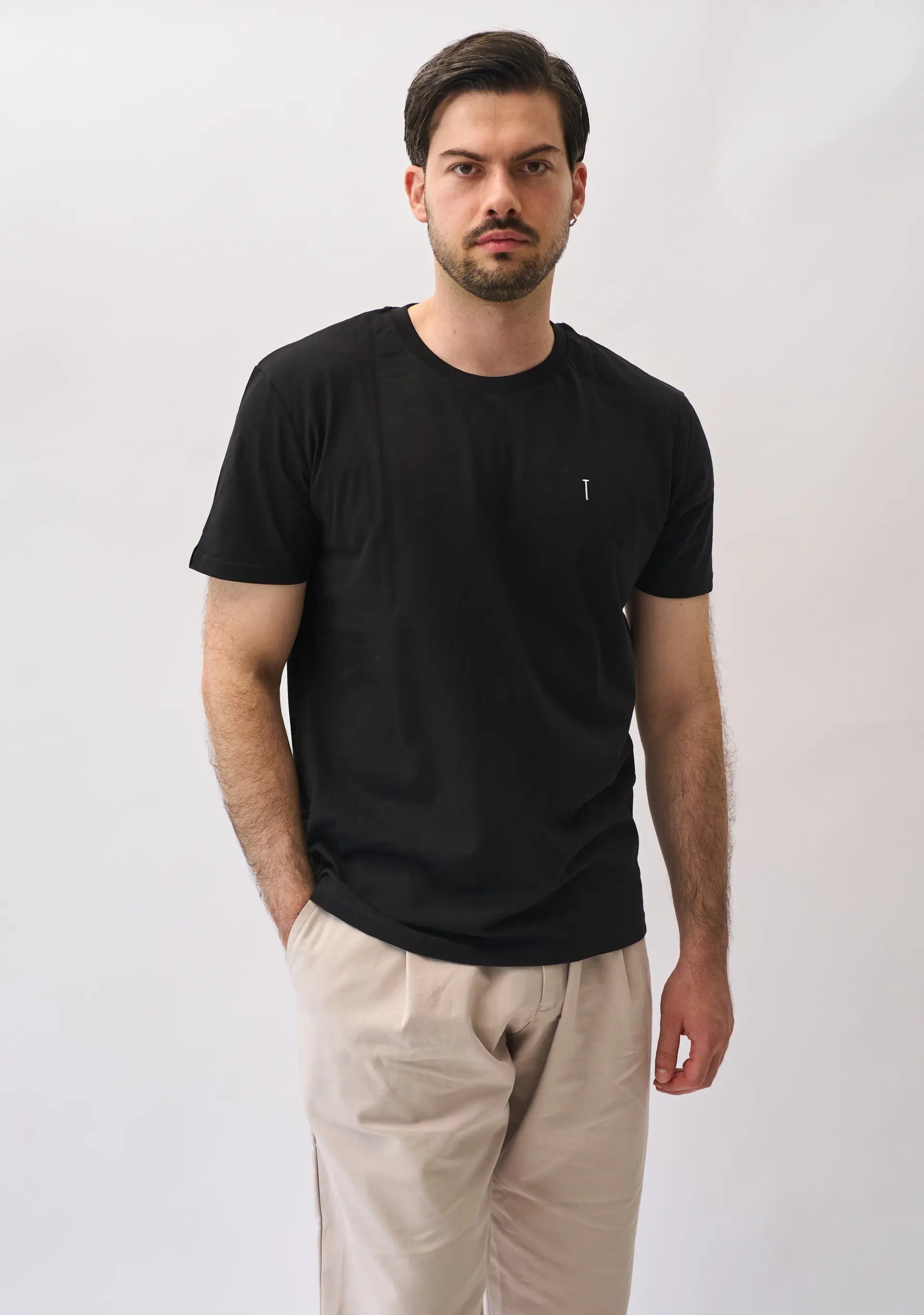 Basic shirt Spijker van 100% organisch katoen