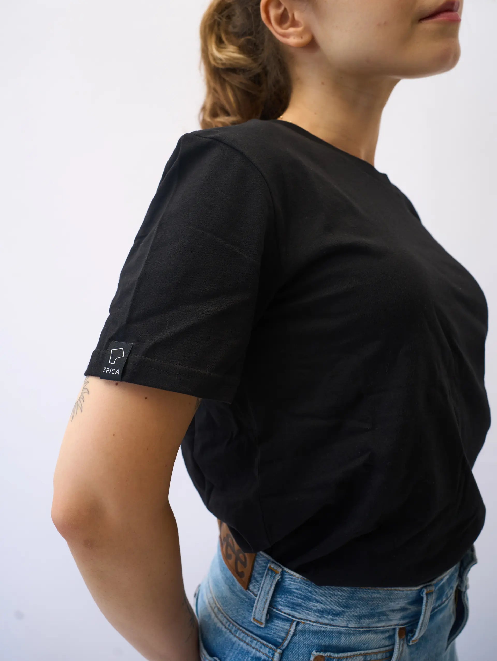 Basic shirt Spijker van 100% organisch katoen